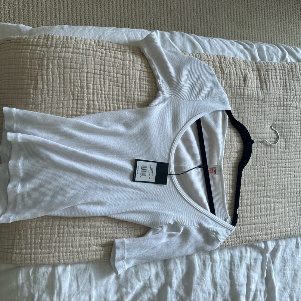 Re/Done Classic White Short Sleeve Tee